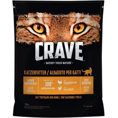 Crave Adult Cat s kuraťom & moriakom 6 x 750 g