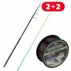 Anaconda Magist Telecarp 3,6m 3,0lb 1+1 + 2x Vlasec Saenger 500m