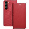 Kryt Luna Book Carbon Samsung Galaxy S23 Red