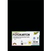 FOLIA Dekoračný kartón, 2 stranný, A4, 300 g, 50 listov, FOLIA, čierny