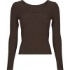 Only Play Tričká s dlhým rukávom ONPJAIA LIFE VN LS Hnedá