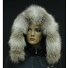 Špongr Kožušinový lem na kapucni z goldplatinovej líšky - 7077
