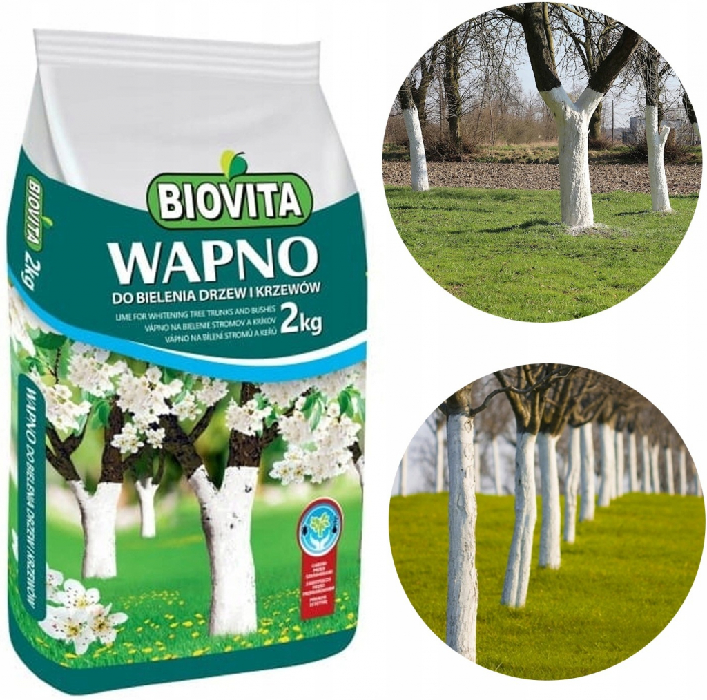 BIOVITA Vápno na bielenie stromov 2 kg