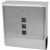 STREND PRO Schránka MADISON 340x310x100 mm, poštová, s rúrou na noviny, nerez