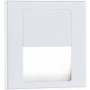 Schodiskové svietidlo TSARO LED štvorcové 1x1W 80lm 2700K IP20 230V biele