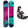 Raven Satine snowboard + Raven Fastec FT360 black/fuchsia viazanie + zľava 300,- na príslušenstvo - 147 cm + S (EU 35-40)