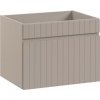 COMAD - Skrinka pod umývadlo 60cm 1 szuflada ICONIC CASHMERE 5907611656280