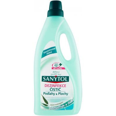 Sanytol univerzálny dezinfekčný čistič na podlahy a plochy Eukalyptus 1 l