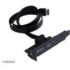 AKASA - USB 3.1 gen 2 Typ C PCI záslepka low profile AK-CBUB37-50L