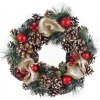 Vianočný veniec s šiškami P2126