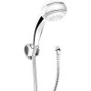 CORNAT Carballo sprchová súprava, 8 dýz, hadica kovová 150 cm, chróm