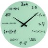Matematické hodiny Farba: Čierne