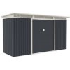 Záhradný domček G21 GRAH 483 - 340 x 142 cm, antracitový
