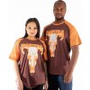 Tričko Pantera - Skull, Unisex,Hnedá,XL