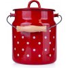 TORO Smaltovaná bandaska 3,3l bodky