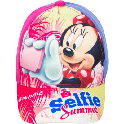 Euroswan šiltovka Detska Minnie Mouse Selfie růžová