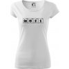 Genius - periodická tabuľka - Dámske tričko Pure - S ( Biela )