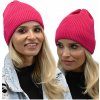 Fashionweek Módna dámska čiapka BEANIE ZIZI-N1 Farba: Amarant