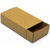 Krabička na makrónky 160x90x45mm FAREBNÁ pár Hnedá ECO