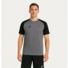 ACADEMY IV SHORT SLEEVE T-SHIRT MELANGE GRAY BLACK L