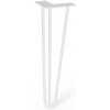Walteco Nábytková noha Hairpin, výška 406 mm, 3-ramenná, biela , 50543