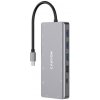 Canyon DS-12, Multiport Docking Station, 13 portov, 1xUSB-C 100W+3xUSB3.0+1xUSB 2.0+2xHDMI+1xVGA+1xRJ45+1xaudio 3,5mm CNS-TDS12