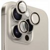 FIXED Camera Glass tvrdené sklá s hliníkovým rámčekom na ochranu šošoviek zadného fotoaparátu pre iPhone 16 Pro / 16 Pro Max - prírodný titán FIXGC2-1402-NT - možnosť vrátiť tovar ZADARMO do 30tich dn