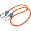 Popruh elastický s karabínami, 80cm x ⌀10mm, kovová karabína, EXTOL PREMIUM