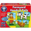 Orchard Toys Vzdělávací hra - Farma - Hlavy a ocásky (O018001)