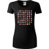 Vlajky štátov - Európa - Dámske tričko z organickej bavlny Origin (GOTS) - 2XL ( Čierna )