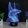 Beling 3D lampa, Anubis, 7 farebná SMNSQ209ST