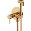 Oltens Molle bidetová batéria so sprchovacou súpravou podomietková brúsené zlato 31100810