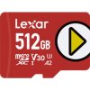 LEXAR 512GB Lexar® PLAY microSDXC™ UHS-I cards, up to 150MB/s read LMSPLAY512G-BNNNG