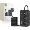 Predlžovací kábel Tech-Protect PC3X6, 3 zásuvky 240V + 3xUSB-A + 3xUSB-C, 2m