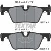 TEXTAR Sada brzdových platničiek kotúčovej brzdy 2530701