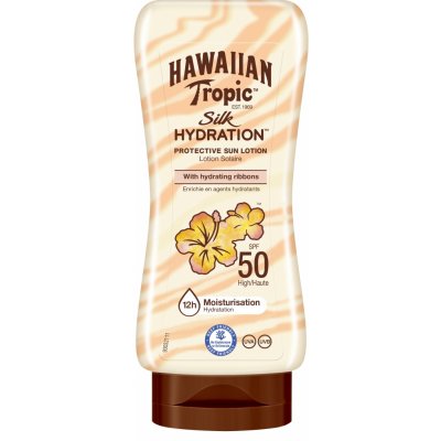 Hawaiian Tropic Hydratačný krém na opaľovanie Silk Hydration SPF 50 ( Protective Sun Lotion) 180 ml
