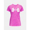 Under Armour Dámske tričko Tech Twist BL SSC Ružová XL