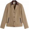 Scotch & Soda — Contrast-Trimmed Tailored Shirt Jacket - M