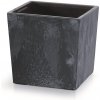 PROSPERPLAST Kvetináč URBI SQUARE LOW EFFECT 30cm antracit