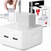 Nabíjačka 2x USB-C pre telefón výkonná rýchla 35W typ C PD GaN Alogy