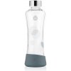 Equa Equa, Sklenená fľaša SQUEEZE, 550 ml - Metallic Silver