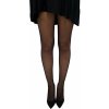 pančuchy PAMELA MANN - Fishnet With Knitted Bow And Diamantes - Black - PM1127