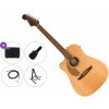 Fender Redondo Player LH Premium SET Natural Elektroakustická gitara Dreadnought
