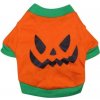 Mikina pre psy a mačky s Halloween tematikou Oranžová S