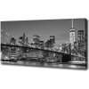 Moderný obraz canvas na ráme Manhattan noc 100x50 cm