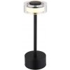 Globo Globo 21026S - LED Stm. stolná lampa SHIRA LED/2,5W/3,7V 2700/4000/6500K čierna GL8049 + záruka 5 rokov zadarmo