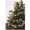 Emos DCGW04 LED vianočná girlanda - šišky 1,7 m 1,2W | 2xAA - teplá biela, biela