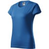 dámske tričko jednoduché kráľovská modrá