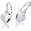 Cutie Diamonds Detské náušnice z bieleho zlata Srdiečka s briliantmi DC2160-10-00-X-2