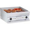 Royal Catering Elektrická grilovacia platňa hladká - 60 cm - 2x4 kW | RCG 60S